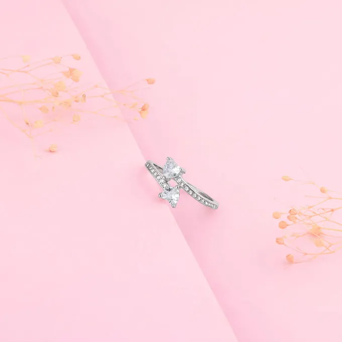 Silver Soulful Love Ring