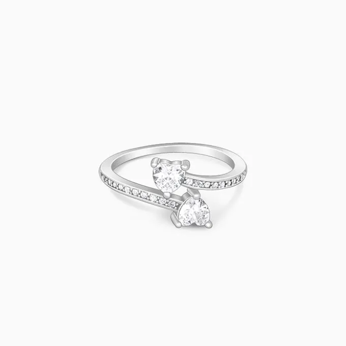 Silver Soulful Love Ring
