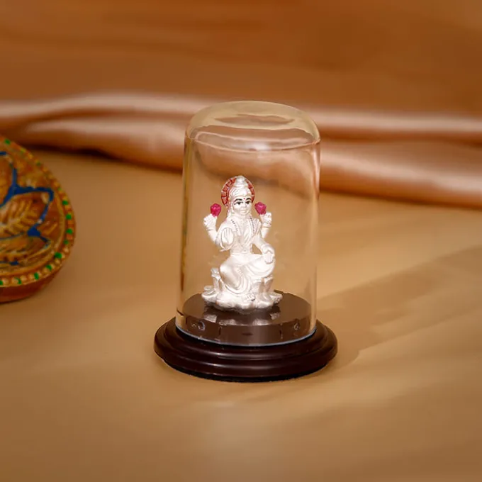 Silver Sowbhagya Lakshmi Idol