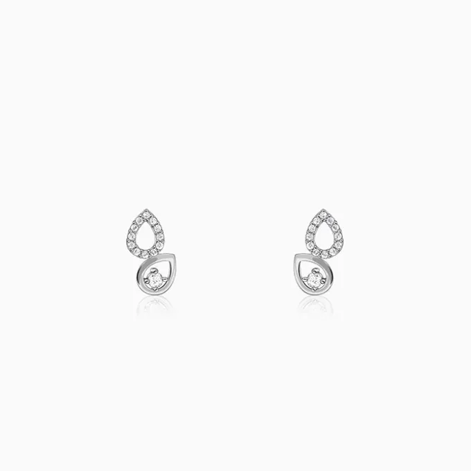 Silver Sparkline Earrings