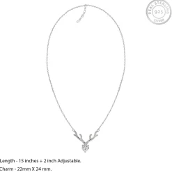 Silver Sparkling Deer Set