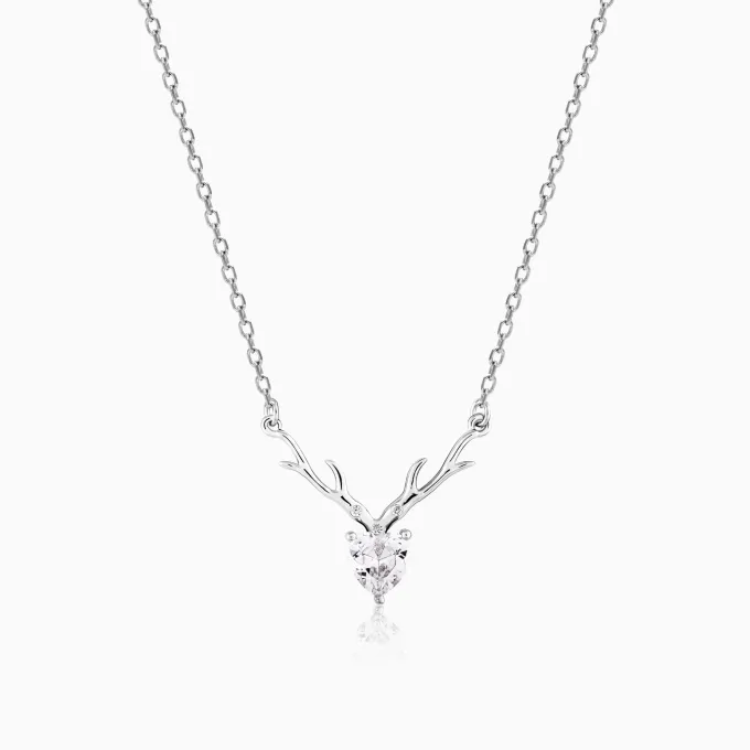 Silver Sparkling Deer Set