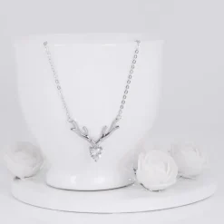Silver Sparkling Deer Set