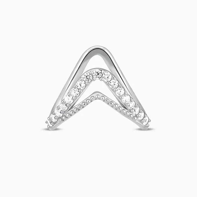 Silver Sparkling Spirits Vanki Ring