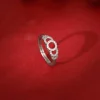 Silver Sparkly Boon Ring