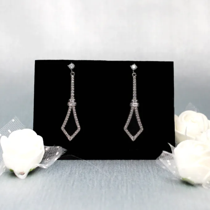 Silver Spear Dangler Earrings
