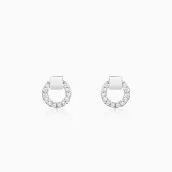 Silver Special Orb Earrings