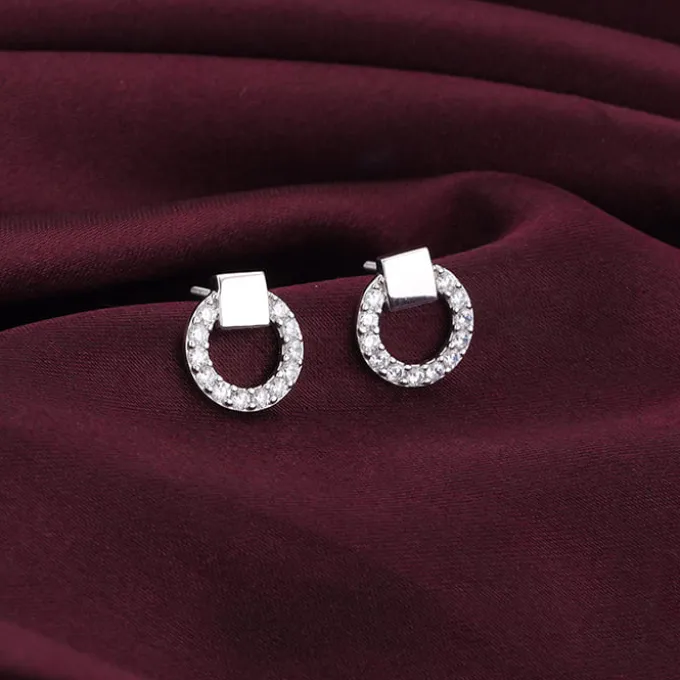 Silver Special Orb Earrings