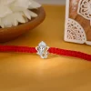 Silver Spiritual Ganesha Rakhi