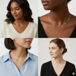 Silver Star Constellation Necklace