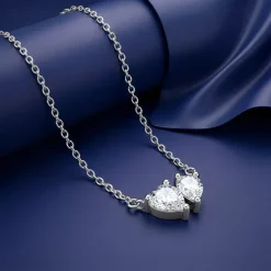 Silver Star Glow Kids Pendant with Link Chain
