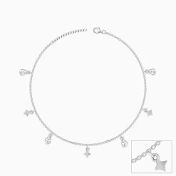 Silver Star Magic Anklet
