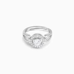 Silver Stark Flower Ring