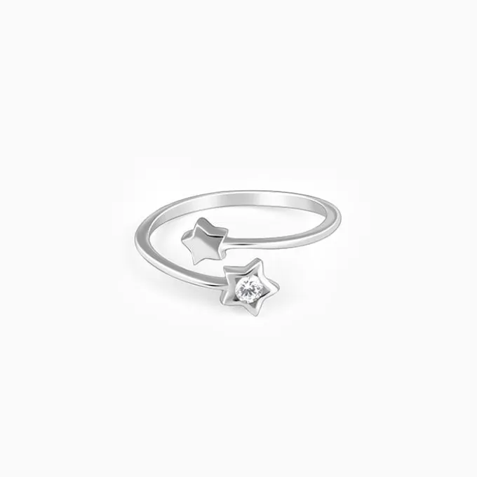 Silver Starlit Shine Ring