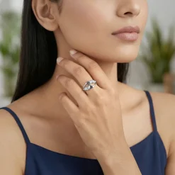 Silver Stayin' Alive Ring