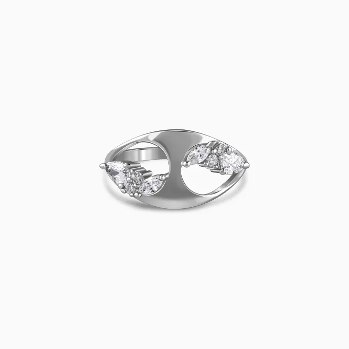 Silver Stayin' Alive Ring