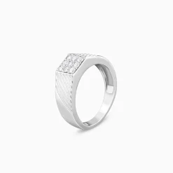Silver Steezy Ring For Him