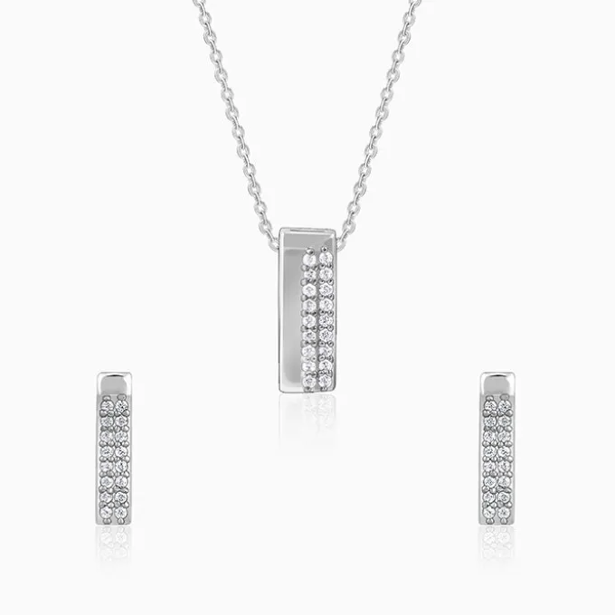Silver Stellar Bar Set