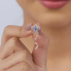 Silver Stellar Glow Earrings