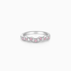 Silver Steps of Love Ring