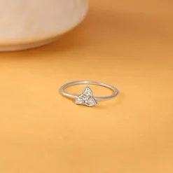 Silver Striking Trio Ring