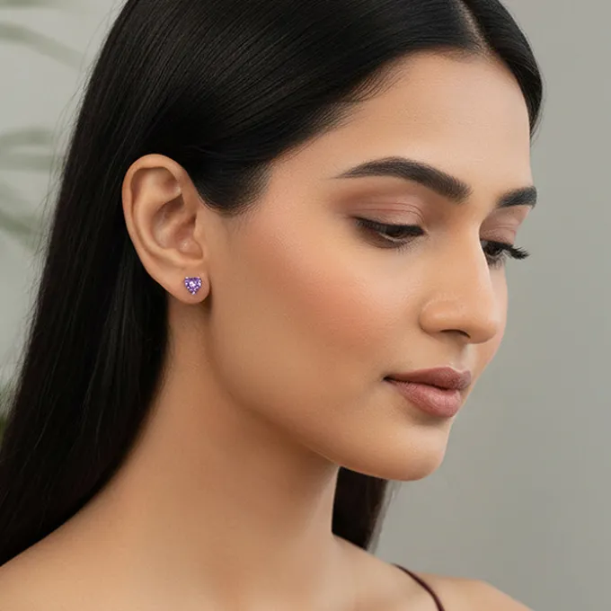 Silver Stuck on You Earrings