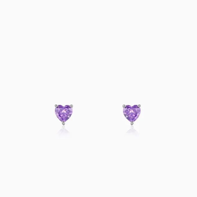 Silver Stuck on You Earrings