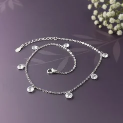Silver Stunner Anklet