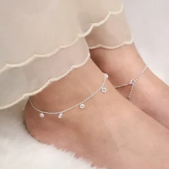 Silver Stunner Anklet