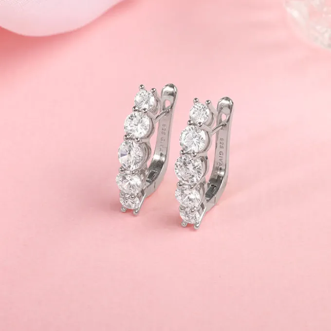Silver Stunner Shine Hoop Earrings