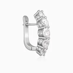 Silver Stunner Shine Hoop Earrings
