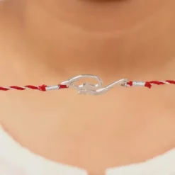 Silver Stylish Om Rakhi