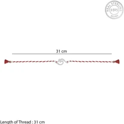 Silver Stylish Om Rakhi