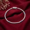Silver Subtle Shine Tennis Bracelet (Size 18 cm)