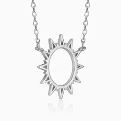 Silver Sunshine Necklace