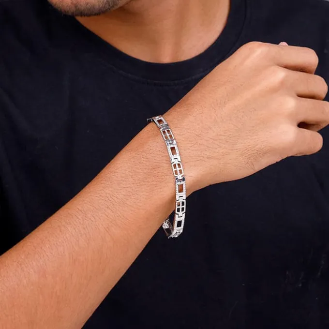 Silver Supremo Bracelet For Him