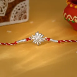 Silver Surya Rakhi