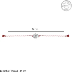 Silver Surya Rakhi