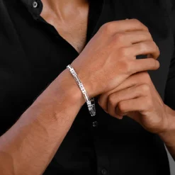 Silver Swagger Bracelet For Him