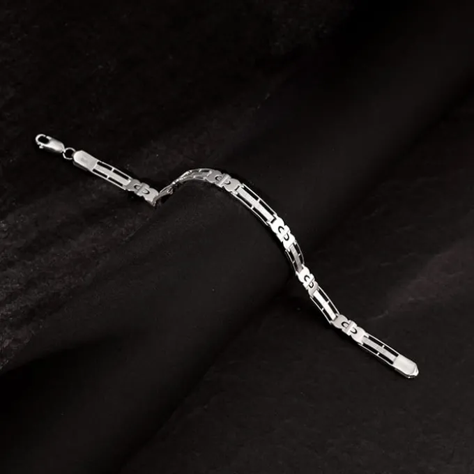 Silver Swagger Bracelet For Him