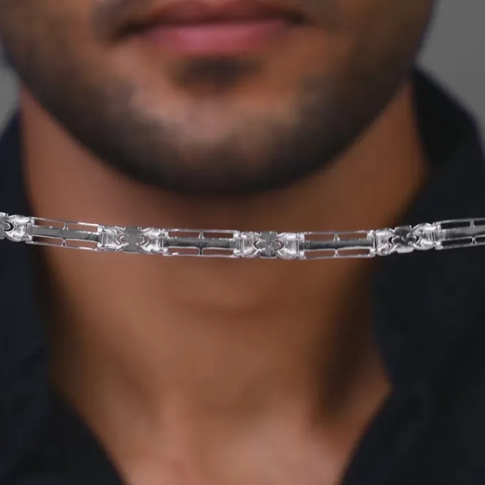 Silver Swagger Bracelet For Him
