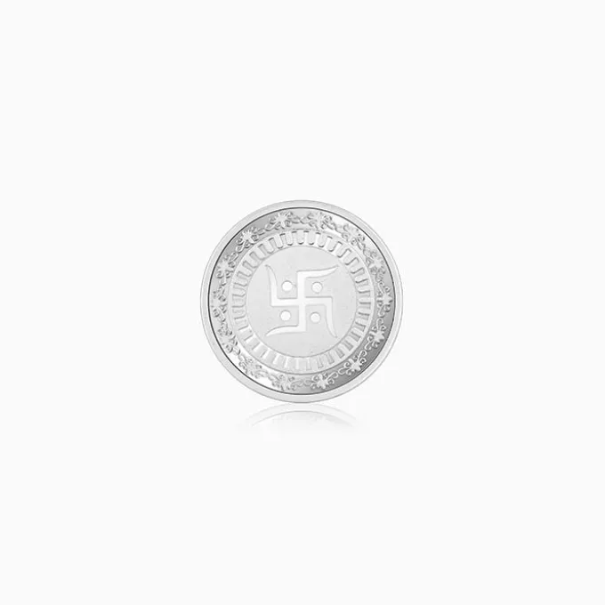 Silver Swastik Coin (5g)