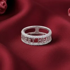 Silver Sweet Heart Ring