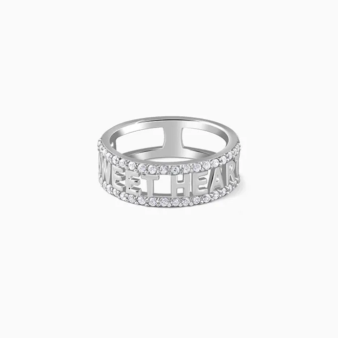 Silver Sweet Heart Ring