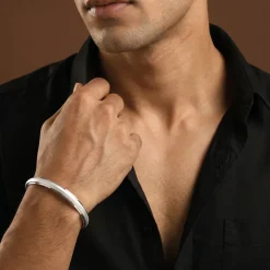 Silver Tejvik Kada For Him (Size 6.96)