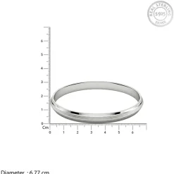 Silver Tejvik Kada For Him (Size 6.77)
