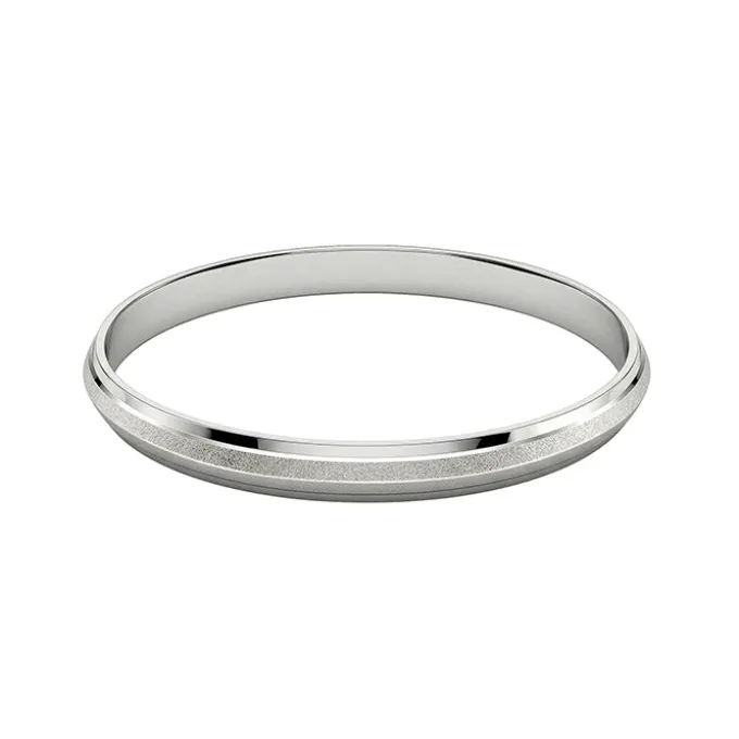 Silver Tejvik Kada For Him (Size 6.77)