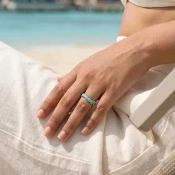 Silver Thaleia Ring (Size 12)