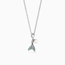 Silver Theia Pendant with Link Chain