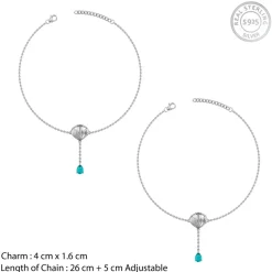 Silver Themis Anklet